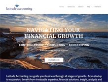 Tablet Screenshot of latitudeaccounting.com